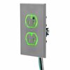 Hubbell Extra Heavy Duty Hospital Grade SNAPConnect Receptacle SNAP8300GYLTR