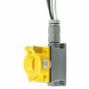 Hubbell Wiring Device-Kellems Prewired Receptacle, 125/250V, CS6369, Ylw SR50