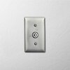 Hubbell Security Opening Wall Plates, Number of Gangs: 1 Stainless Steel, Brushed Finish, Silver SS12RKL