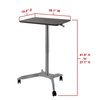 Seville Classics Sit Stand Mobile Adjustable Lapt WEB664