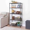 Seville Classics Steel Wire Shelving, 5 Tier, 4 Steel Poles WEB675