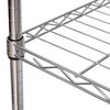 Seville Classics Wire Shelving with Wheels, 5 Tier WEB930