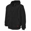 Tough Duck Zip Hoodie, WJ211-BLACK-L WJ211