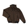 Tough Duck Hooded Duck Bomber Jacket, Black, 3XLT WJ304