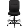 Flash Furniture Leather Drafting Chair, 24" to 29", Black LeatherSoft WL-735SYG-BK-LEA-D-GG