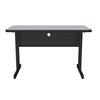 Correll Rectangle Computer or Training Desk Height Work Station, 24" X 48" X 29", Melamine Laminate Top WS2448M-15