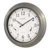 La Crosse Technology Indoor/Outdoor Atomic Wall Clock, 18" WT-3181PL-INT