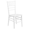Flash Furniture Chiavari Chair, 18"L36-1/4"H, HerculesSeries XS-WHITE-GG