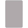 Flash Furniture Rectangle Activity Table, 24" W X 48" L X 25.125" H, Laminate, Grey XU-A2448-REC-GY-T-P-GG
