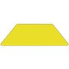 Flash Furniture Trapezoid Table, Trapezoid, Lckng Casters, Yl, 30"x60", 29 W X 57 L X 25.37 H, Yellow XU-A3060-TRAP-YEL-T-P-CAS-GG