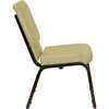 Flash Furniture Fabric Church Chair, Beige XU-CH-60096-BGE-GG