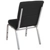 Flash Furniture Fabric Church Chair, Black XU-CH-60096-BK-SV-GG