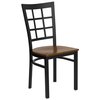 Flash Furniture CherryRestaurant Chair, 20"L36-1/2"H, PlywoodSeat, HerculesSeries XU-DG6Q3BWIN-CHYW-GG