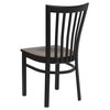 Flash Furniture Restaurant Chair, 18-3/4"L34-3/4"H, HerculesSeries XU-DG6Q4BSCH-MAHW-GG