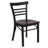 Flash Furniture Restaurant Chair, 19-1/2"L31-3/4"H, HerculesSeries XU-DG6Q6B1LAD-MAHW-GG