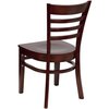Flash Furniture Restaurant Chair, 20"L33-3/4"H, HerculesSeries XU-DGW0005LAD-MAH-GG