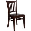 Flash Furniture Restaurant Chair, 20-3/4"L34-1/2"H, HerculesSeries XU-DGW0008VRT-MAH-GG