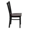 Flash Furniture MahoganyRestaurant Chair, 20-1/4"L34-1/4"H, PlywoodSeat, HerculesSeries XU-DG-6Q2B-VRT-MAHW-GG