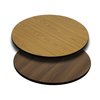 Flash Furniture Round Round Table Top with Natural or Walnut R, 30" W X 30" L X 1.125" H, Laminate, Wood Grain XU-RD-30-WNT-GG