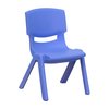 Flash Furniture Rectangle Activity Table, 23.625 W X 47.25 L X 23.5 H, Plastic, Steel, Grey YU-YCY-060-0036-RECT-TBL-BLUE-GG