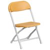 Flash Furniture Kids Folding Chair, Yellow Y-KID-YL-GG