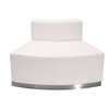 Flash Furniture 4 pcs. Living Room Set, 25-1/4" to 41-1/2" x 27", Upholstery Color: White ZB-803-860-SET-WH-GG