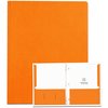 Roaring Spring 250 Pocket Folders w/ Prongs, 11 pt tag board, Orange 54130cs