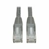 Tripp Lite Cat6 Cable, Snagless, Molded, M/M, Gray, 20ft N201-020-GY