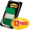 Post-It Post-itFlags 680-GN12, 1"x1.7"(25, PK4 680-GN12