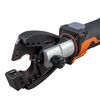 Klein Tools Cable Cutter, Cordless 7-tons, ACSR, Cutting Jaw, (2) 2 Ah Batteries, Charger and Bag BAT207T4