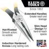 Klein Tools 7 3/16 in D203 Long Nose Plier, Side Cutter Plastic Dipped Handle D203-7C