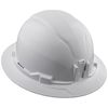 Klein Tools Hard Hat, Non-Vented, Full Brim Style, White 60400