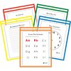 C-Line Products Reusable Dry Erase Pocket 9x12", Assorted Colors, PK25 40620