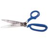 Klein Tools Bent Trimmer w/Large Ring, Coated Handles, 10-Inch G210LRBLU