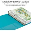 Samsill Presentation View Binder, 2", Teal, PK2 U86677