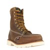 Thorogood Shoes Size 11-1/2 Men's 8 in Work Boot Steel Work Boot, Brown 804-4378 11.5EE