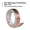 3M Foil Tape, 1/2 In. x 18 Yd., Copper, PK18 1181