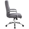 Boss Executive Chair, Fixed, Slate Grey B696C-SG