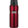 Thermos Stainless Steel Drink Bottle, 24 oz., Cranberry, Hot 18 Hrs, Cold 24 Hrs SK4000CRTRI4