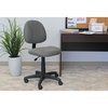 Boss GrayPosture Deluxe Office Task Chair, 25"L40"H, Armless, TweedSeat, B315Series B315-GY