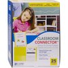 C-Line Products Classroom Connector Folders, Yellow, PK25 32006