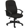 Boss BlackManagers Chair, 27"L44"H, Loop, FabricSeat B8306-BK