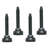 Middle Atlantic Leveling Feet, W/Rubber Boot, PK4 LF-ISO