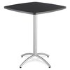 Cafeworks Square CafÃ©Worksâ„¢ Table, Graphite Granite - 42" Square x 29"H, 42" W, 42" L, 29" H, Graphite 65678