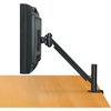 Fellowes Monitor Arm, Clamp Mount, Black, 21 In 8038201