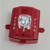 System Sensor Outdoor Horn Strobe, Two-Wire, Red, Wall Mounting, Standard Candela, 2.5 in Depth x 4.7 in Width P2RK