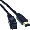 Tripp Lite Firewire Cable, 9pin/6pin, M/M, 10ft F017-010