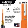 Klein Tools Insulated Square Screwdriver #2 Round 662-7-INS