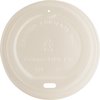 Genuine Joe Vented Hot Cup Lid, 50 / Pack, White, PK50 GJO10212