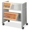 Datum Storage File Cart, Ltr/Lgl Size Shlvs, Burgundy BFC-2